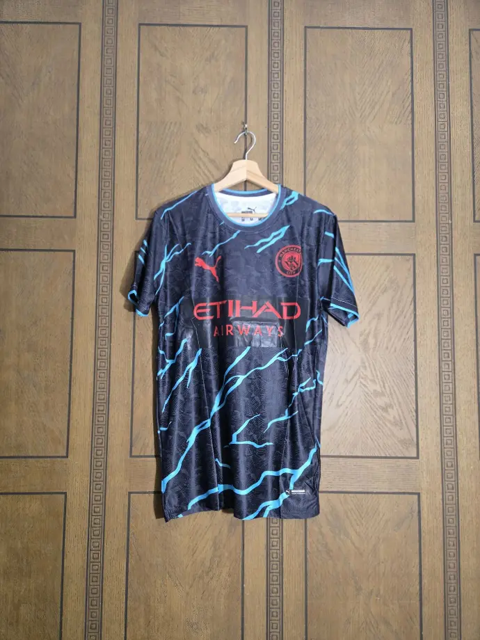 Manchester City 24/25 Away Jersey – Puma Authentic Licensed – Etihad Airways