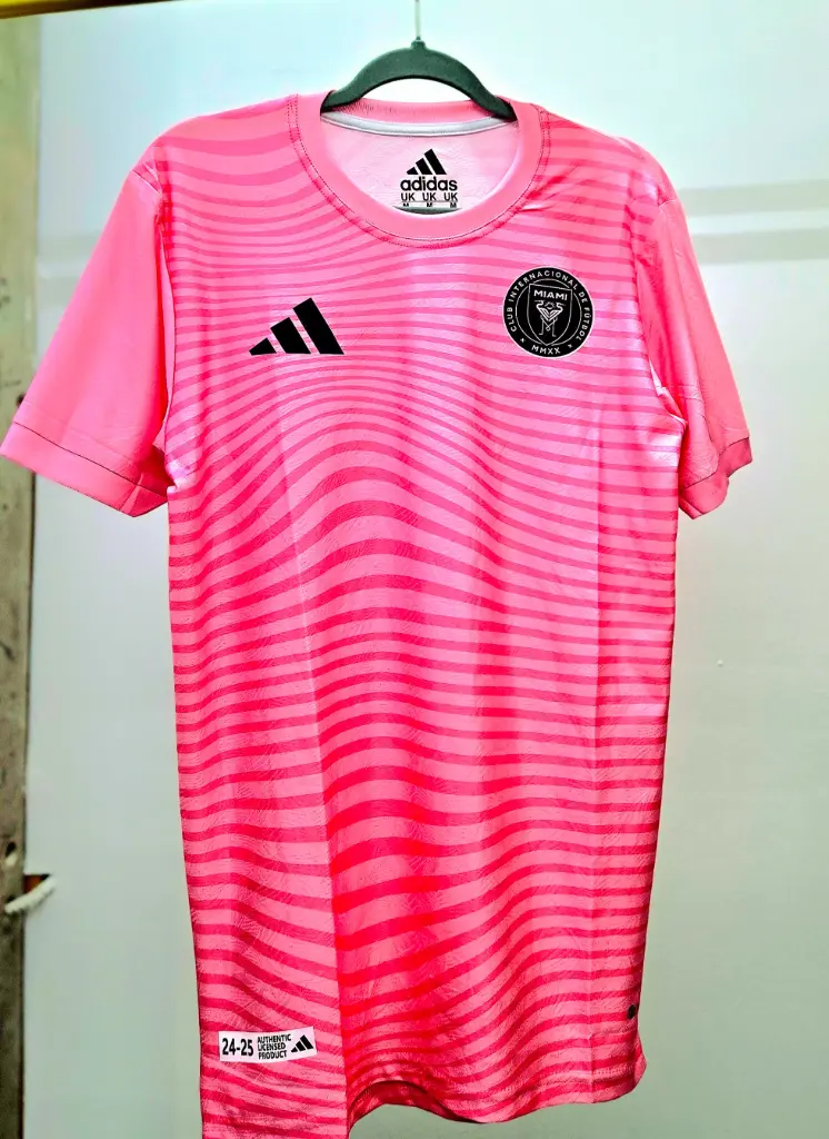 Inter Miami CF 24/25 Home Jersey – Adidas Authentic Licensed – Pink Edition