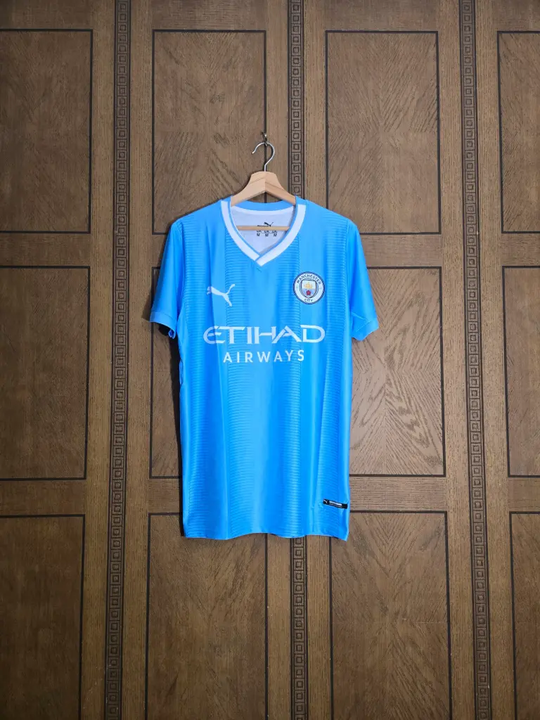 Manchester City 24/25 Home Jersey – Puma Official Licensed – Etihad Airways