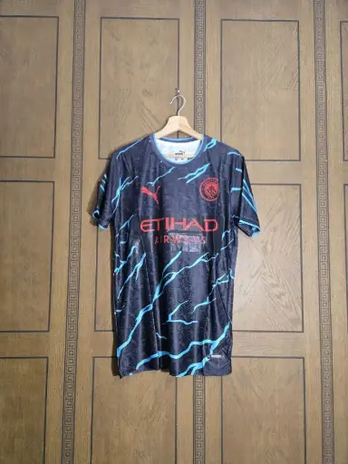 Manchester City 24/25 Away Jersey – Puma Authentic Licensed – Etihad Airways