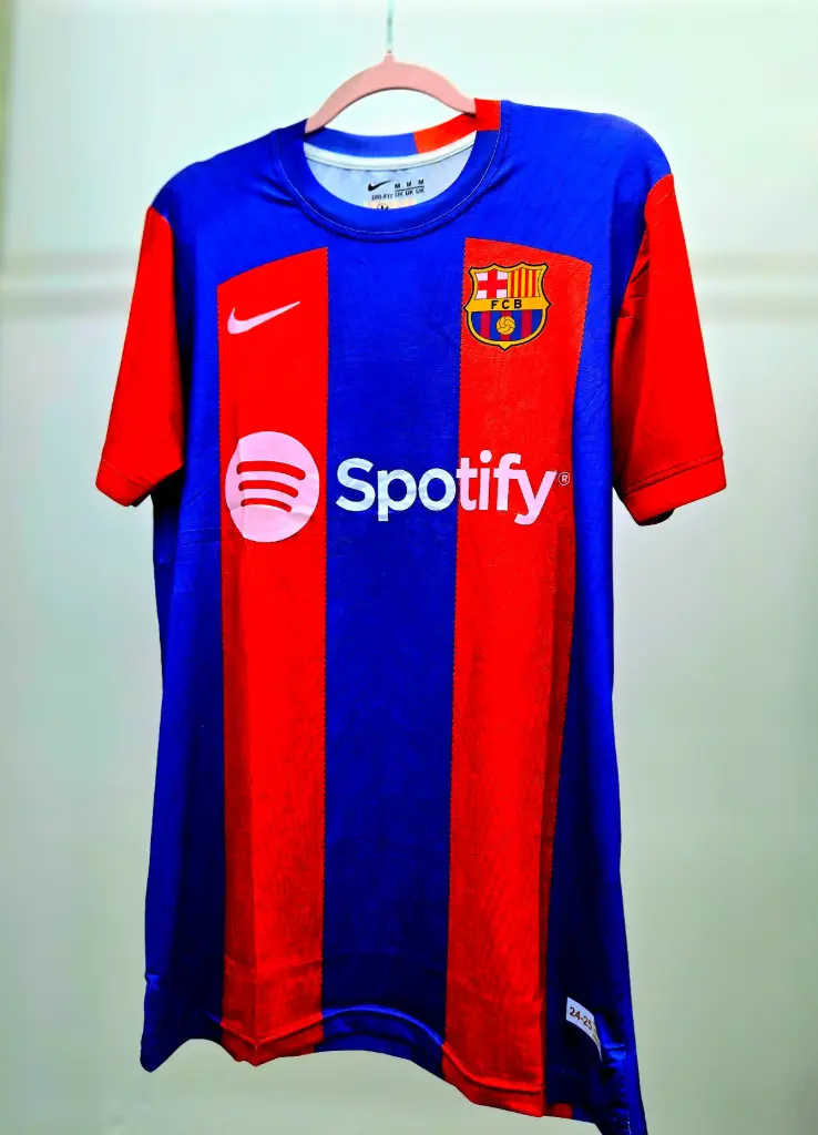 FC Barcelona 24/25 Home Jersey – Nike Official Licensed – Spotify Sponsor
